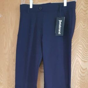 Betabrand yoga dress pants navy small